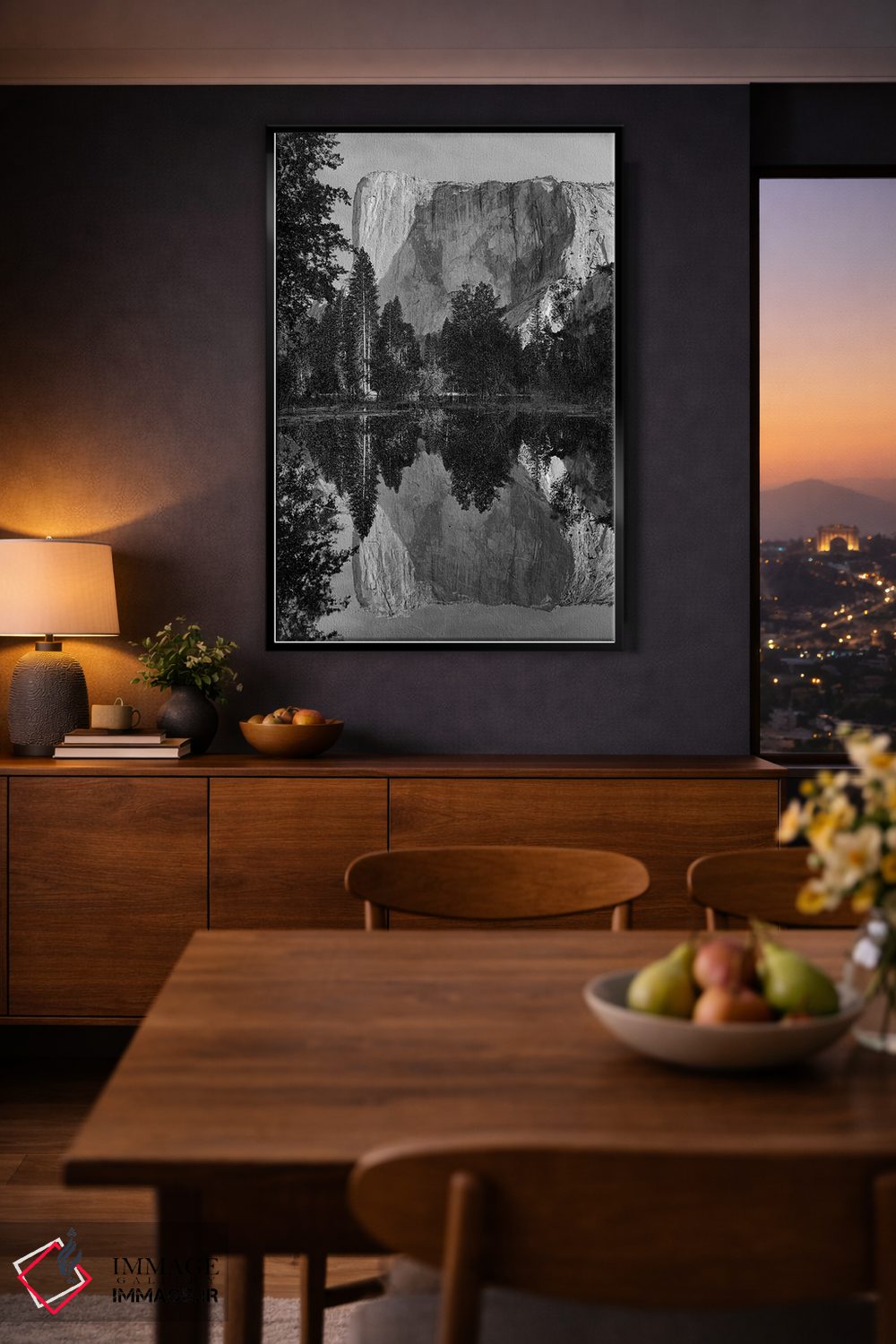 تابلو دکوراتیو Yosemite National Park. El Capitan Reflected In The M… اثر جیمی و جودی وایلد - D1B
