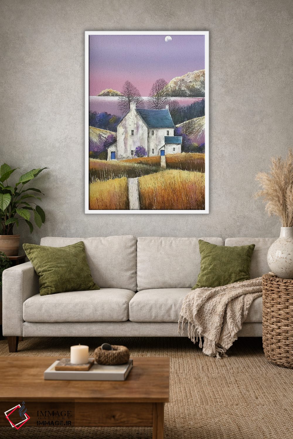 تابلو دکوراتیو درختان راش اثر جان مک کینستری - D1W