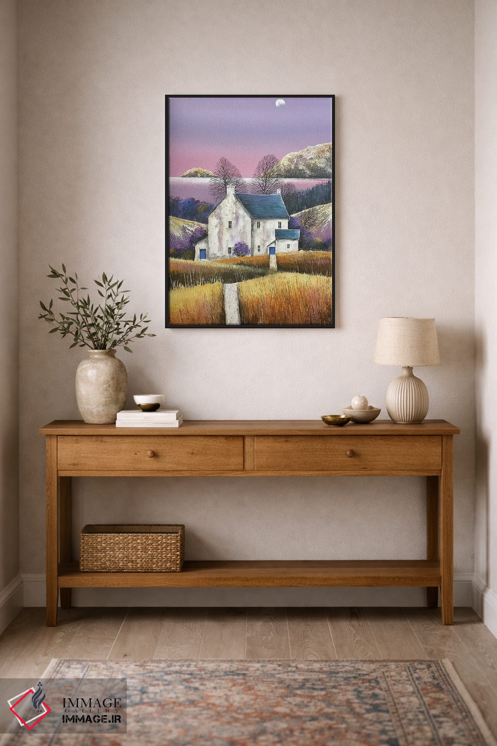 تابلو دکوراتیو درختان راش اثر جان مک کینستری - D2B