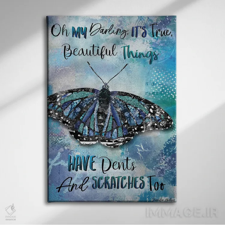 تابلو دکوراتیو My Darling,آه، عزیز من اثر جنیفر لمباین - نمای روبهرو روی دیوار