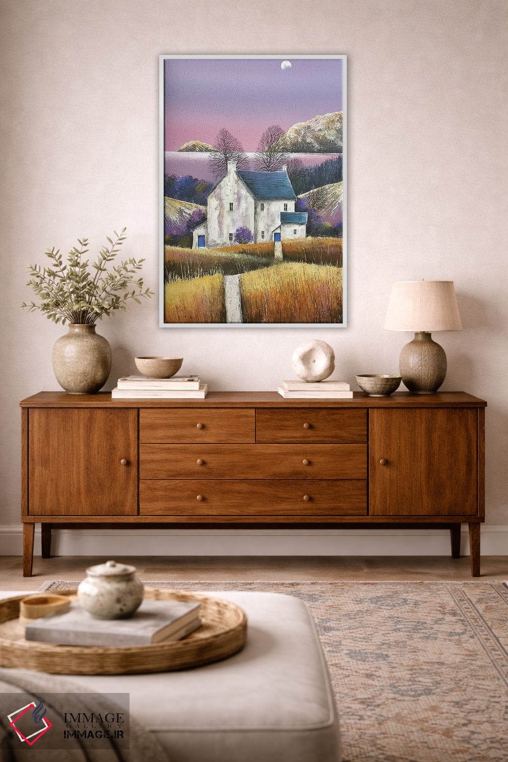 تابلو دکوراتیو درختان راش اثر جان مک کینستری - D3W