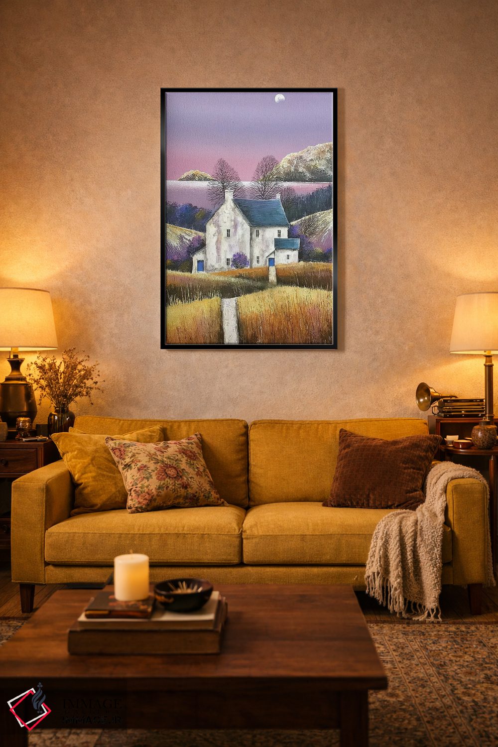 تابلو دکوراتیو درختان راش اثر جان مک کینستری - D4B