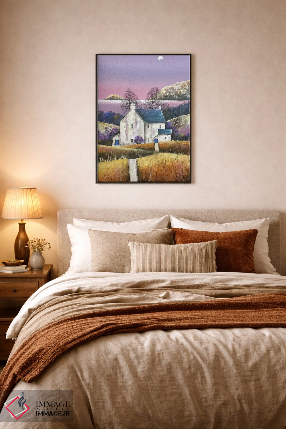 تابلو دکوراتیو درختان راش اثر جان مک کینستری - D6B