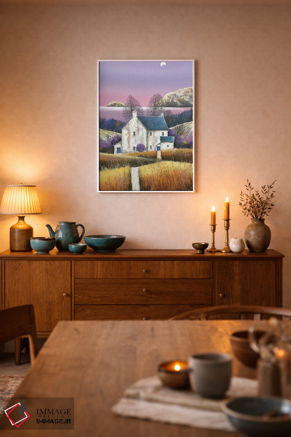 تابلو دکوراتیو درختان راش اثر جان مک کینستری - D5W