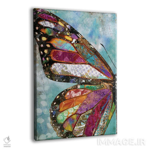 تابلو دکوراتیو بال پروانه جنگلی اثر جنیفر لمباین - نمای پرسپکتیو محصول