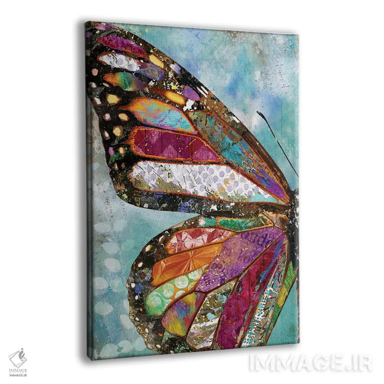 تابلو دکوراتیو بال پروانه جنگلی اثر جنیفر لمباین - نمای پرسپکتیو محصول