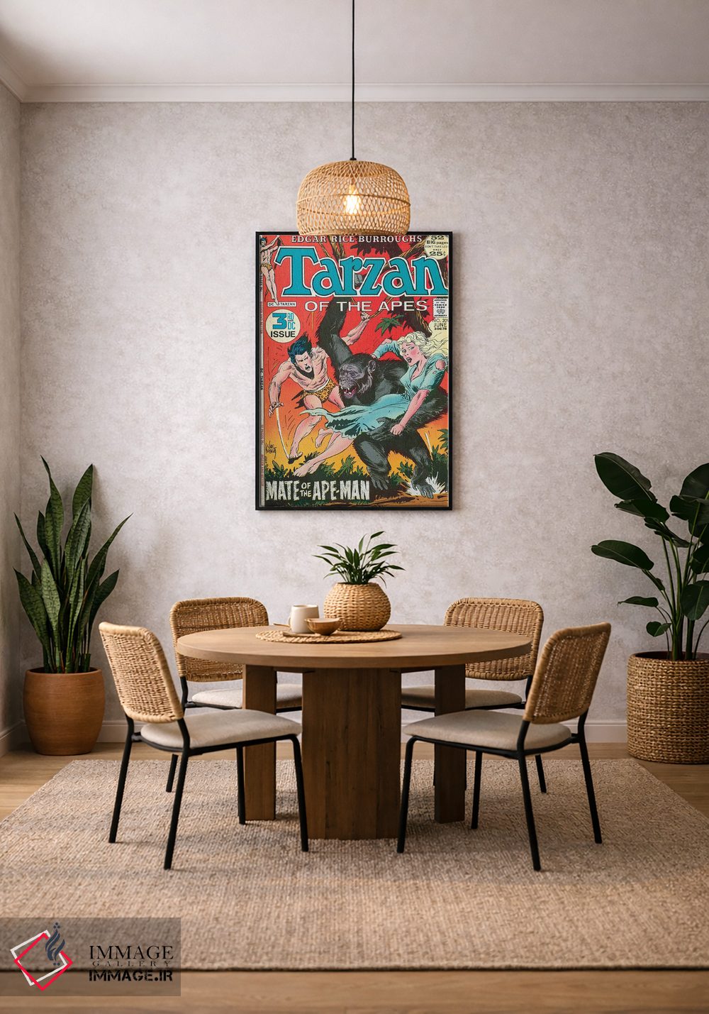 تابلو دکوراتیو دی سی تارزان؟ شماره ۲۰۹ اثر جو کوبرت - D3B