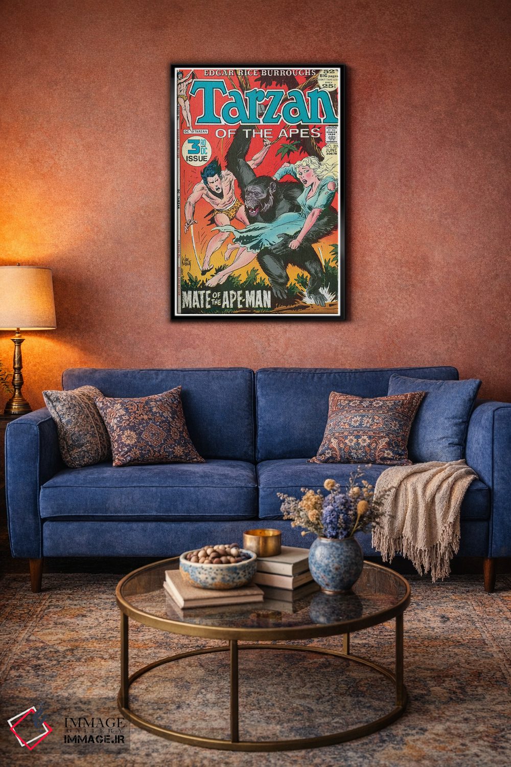 تابلو دکوراتیو دی سی تارزان؟ شماره ۲۰۹ اثر جو کوبرت - D4B