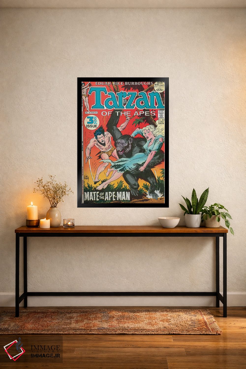 تابلو دکوراتیو دی سی تارزان؟ شماره ۲۰۹ اثر جو کوبرت - D5B