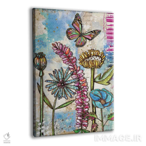 تابلو دکوراتیو تابستان پرستاره اثر جنیفر لمباین - نمای پرسپکتیو محصول