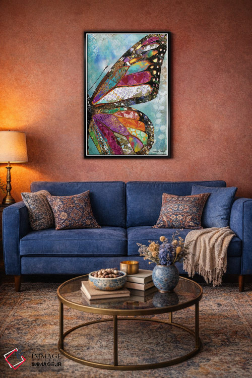 تابلو دکوراتیو پروانه جنگلی اثر جنیفر لمباین - D4B