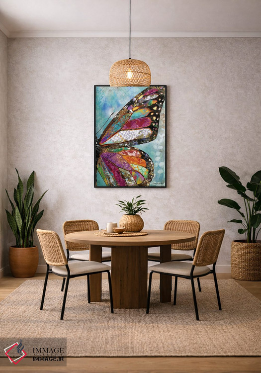 تابلو دکوراتیو پروانه جنگلی اثر جنیفر لمباین - D3B