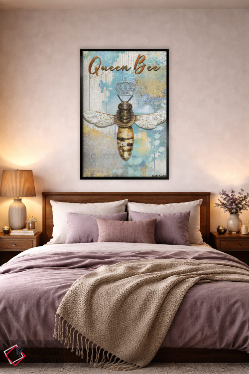 تابلو دکوراتیو ملکه زنبورها اثر جنیفر لمباین - D3B