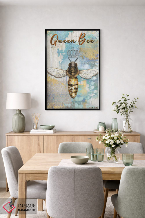تابلو دکوراتیو ملکه زنبورها اثر جنیفر لمباین - D4B