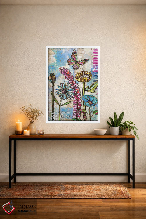 تابلو دکوراتیو تابستان پرستاره اثر جنیفر لمباین - D3W