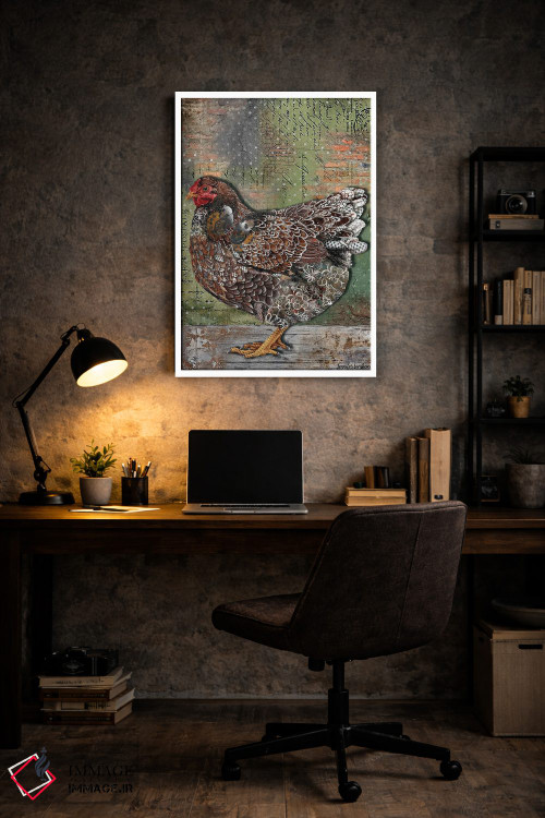 تابلو دکوراتیو مرغ قوی اثر جنیفر لمباین - D4W