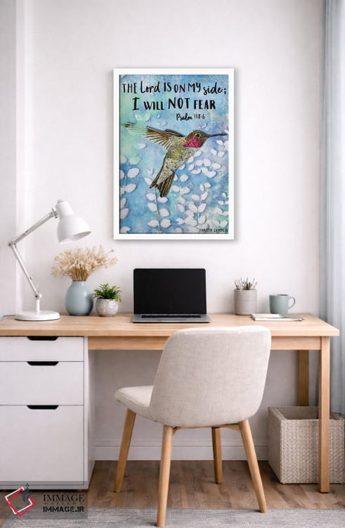 تابلو دکوراتیو خداوند در کنار من است اثر جنیفر لمباین - D5W