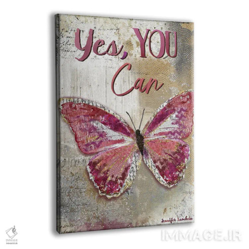 تابلو دکوراتیو You Can,بله، تو می توانی اثر جنیفر لمباین - نمای پرسپکتیو محصول