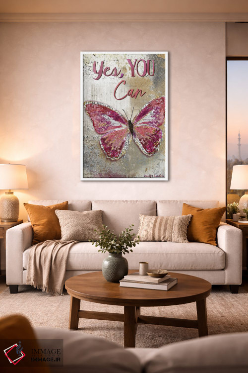 تابلو دکوراتیو You Can,بله، تو می توانی اثر جنیفر لمباین - D1W