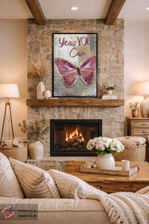 تابلو دکوراتیو You Can,بله، تو می توانی اثر جنیفر لمباین - D2B