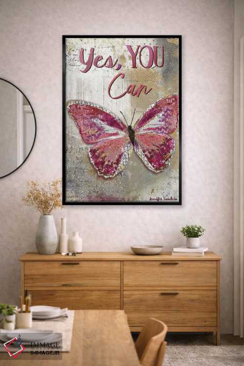 تابلو دکوراتیو You Can,بله، تو می توانی اثر جنیفر لمباین - D3B