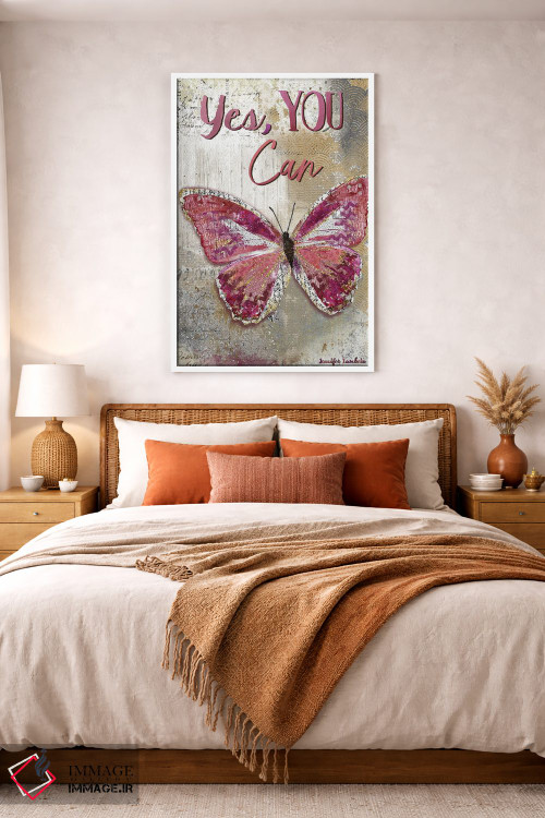 تابلو دکوراتیو You Can,بله، تو می توانی اثر جنیفر لمباین - D4W