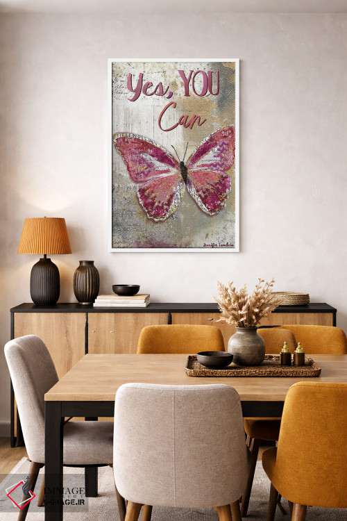 تابلو دکوراتیو You Can,بله، تو می توانی اثر جنیفر لمباین - D6W