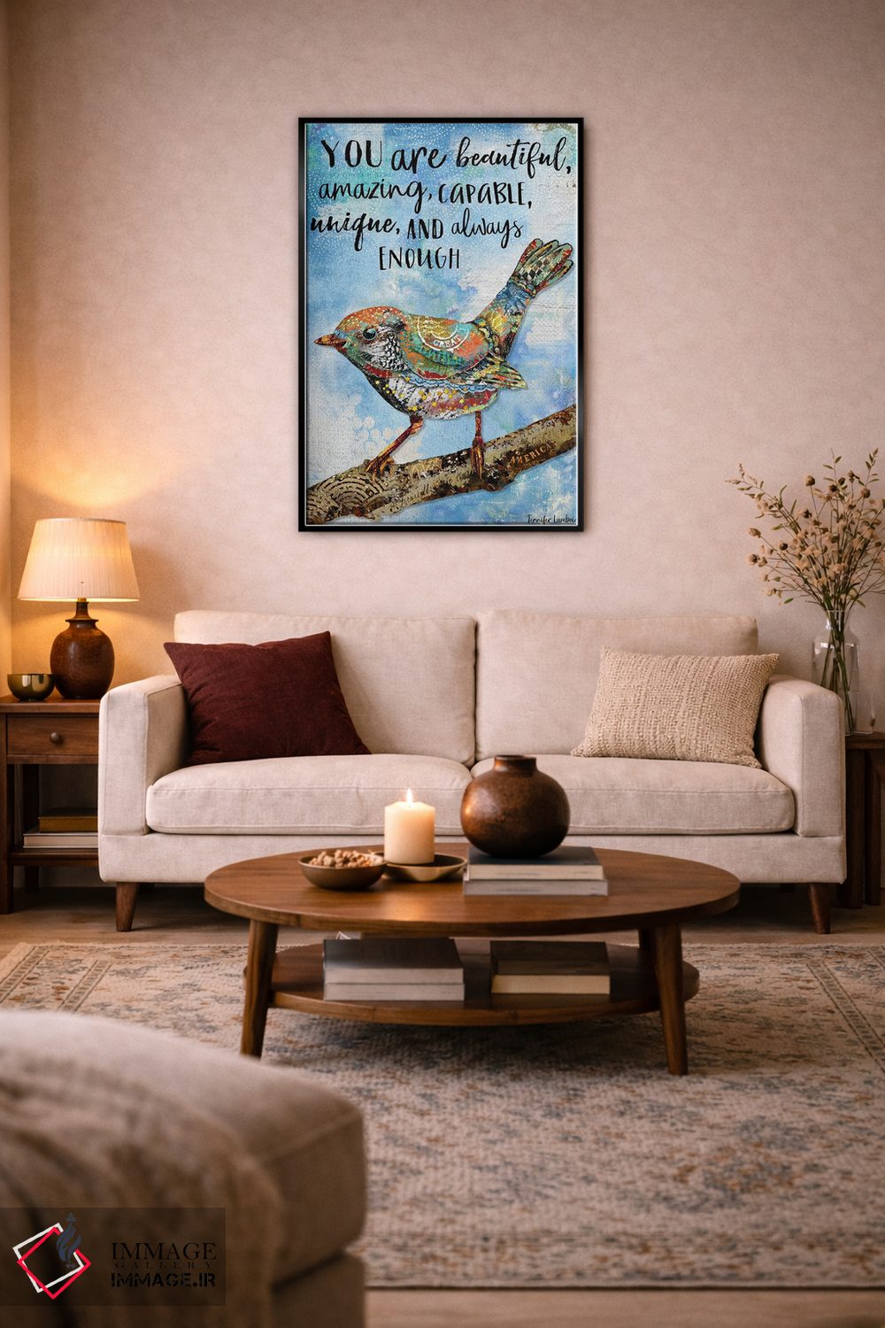 تابلو دکوراتیو تو زیبایی اثر جنیفر لمباین - D5B