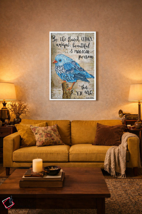 تابلو دکوراتیو همان پرنده ناقص باش اثر جنیفر لمباین - D2W