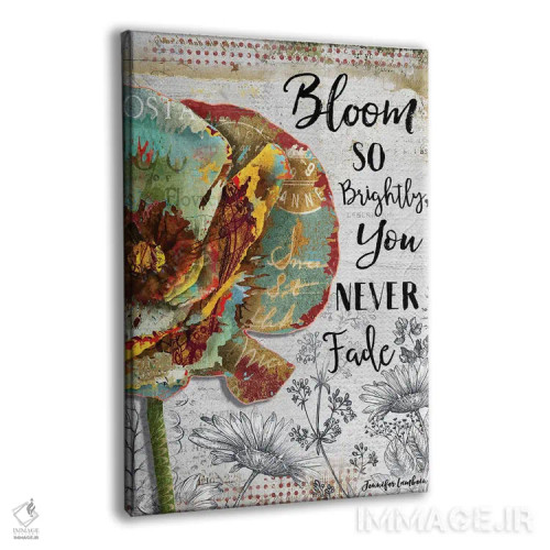 تابلو دکوراتیو درخشان شکوفا شو اثر جنیفر لمباین - نمای پرسپکتیو محصول