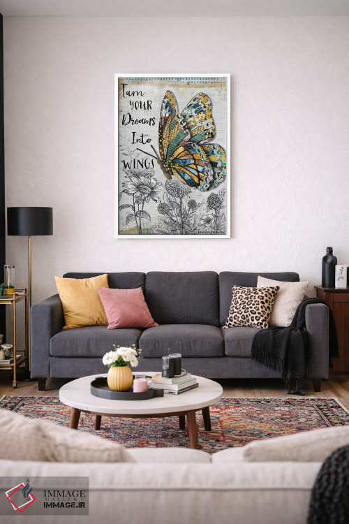 تابلو دکوراتیو رویاهات را تحقق ببخش اثر جنیفر لمباین - D3W