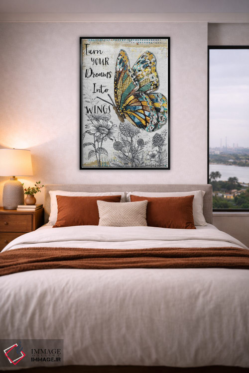تابلو دکوراتیو رویاهات را تحقق ببخش اثر جنیفر لمباین - D5B
