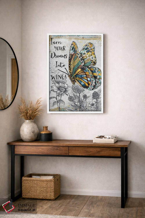 تابلو دکوراتیو رویاهات را تحقق ببخش اثر جنیفر لمباین - D4W