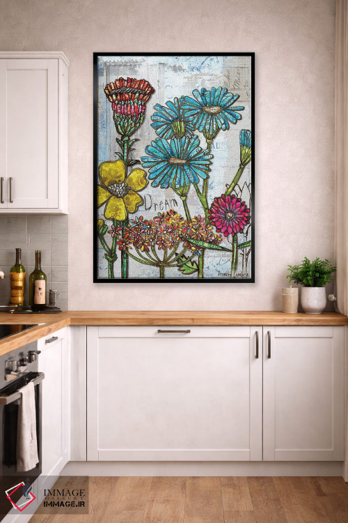تابلو دکوراتیو شکوفه های رویایی اثر جنیفر لمباین - D2B