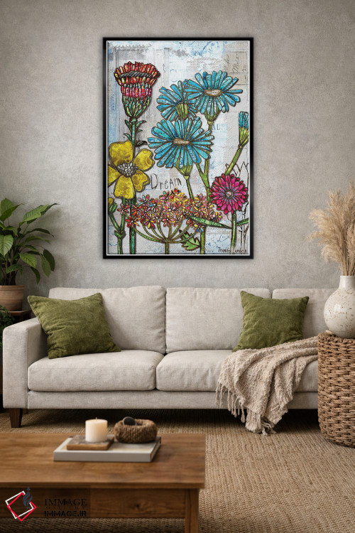 تابلو دکوراتیو شکوفه های رویایی اثر جنیفر لمباین - D1B