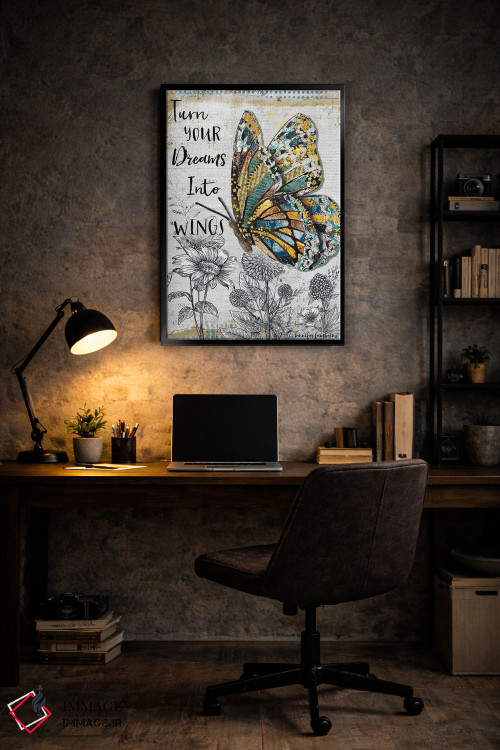 تابلو دکوراتیو رویاهات را تحقق ببخش اثر جنیفر لمباین - D6B