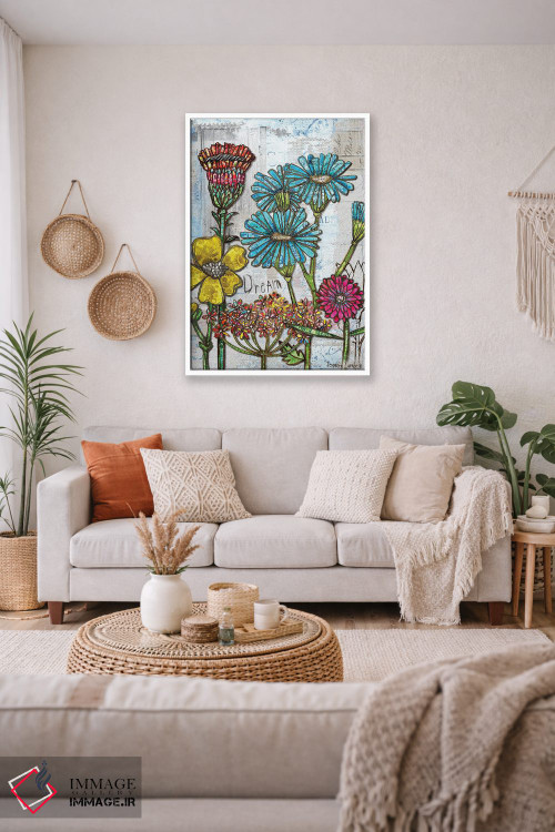 تابلو دکوراتیو شکوفه های رویایی اثر جنیفر لمباین - D3W