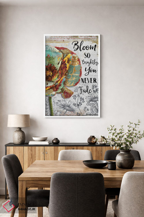 تابلو دکوراتیو درخشان شکوفا شو اثر جنیفر لمباین - D3W