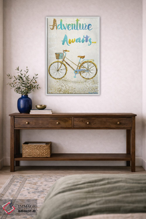 تابلو دکوراتیو ماجراجویی در انتظار است اثر جنیفر لمباین - D2W
