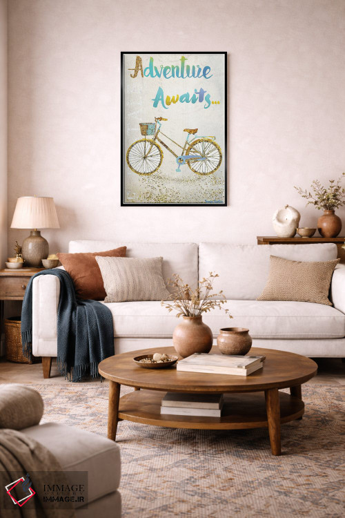 تابلو دکوراتیو ماجراجویی در انتظار است اثر جنیفر لمباین - D3B