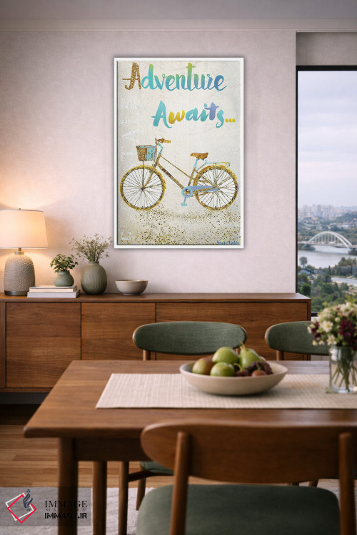 تابلو دکوراتیو ماجراجویی در انتظار است اثر جنیفر لمباین - D6W