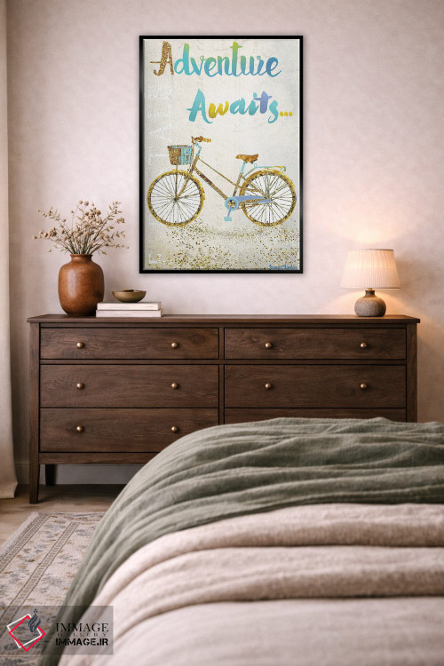 تابلو دکوراتیو ماجراجویی در انتظار است اثر جنیفر لمباین - D5B