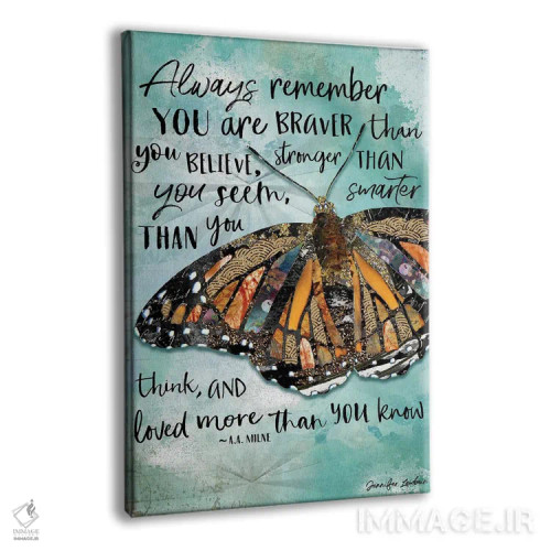 تابلو دکوراتیو همیشه به یاد داشته باش اثر جنیفر لمباین - نمای پرسپکتیو محصول