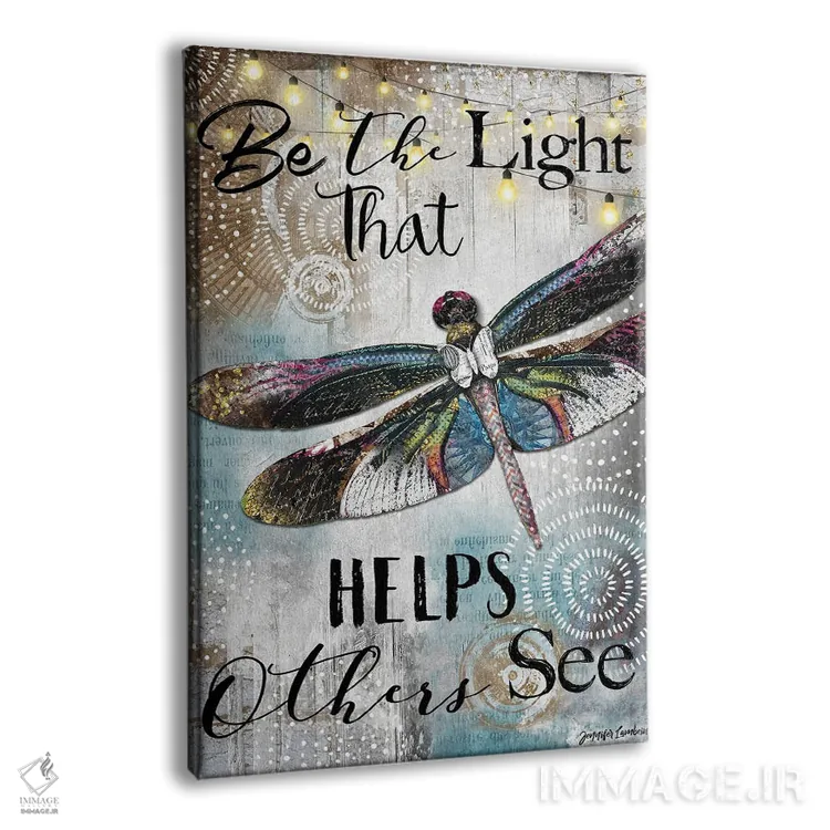 تابلو دکوراتیو نوری باش که کمک می کند اثر جنیفر لمباین - نمای پرسپکتیو محصول