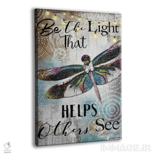 تابلو دکوراتیو نوری باش که کمک می کند اثر جنیفر لمباین - نمای پرسپکتیو محصول