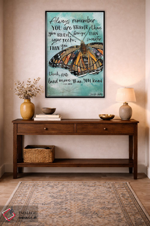 تابلو دکوراتیو همیشه به یاد داشته باش اثر جنیفر لمباین - D6B