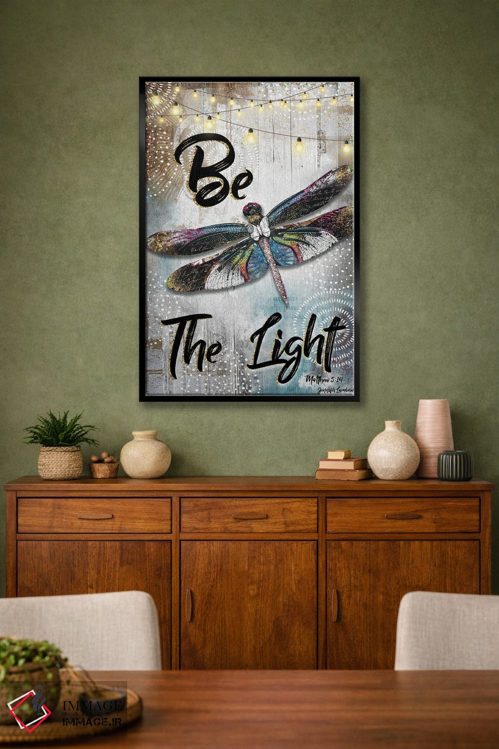 تابلو دکوراتیو نور باش اثر جنیفر لمباین - D2B