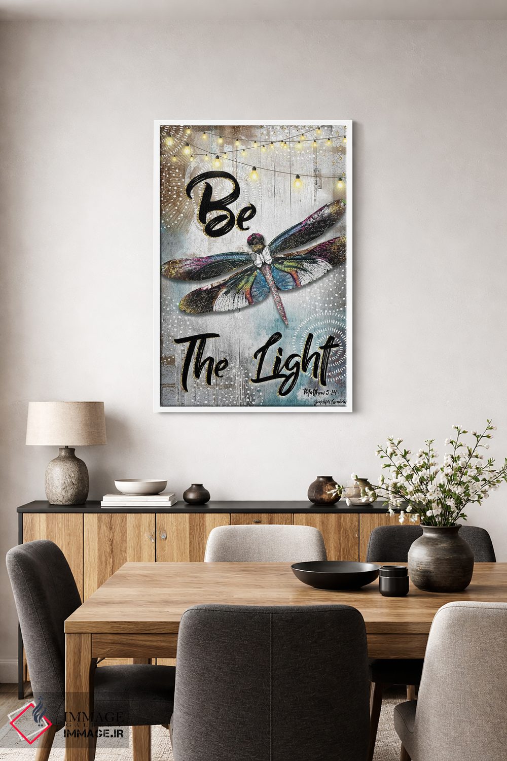 تابلو دکوراتیو نور باش اثر جنیفر لمباین - D3W