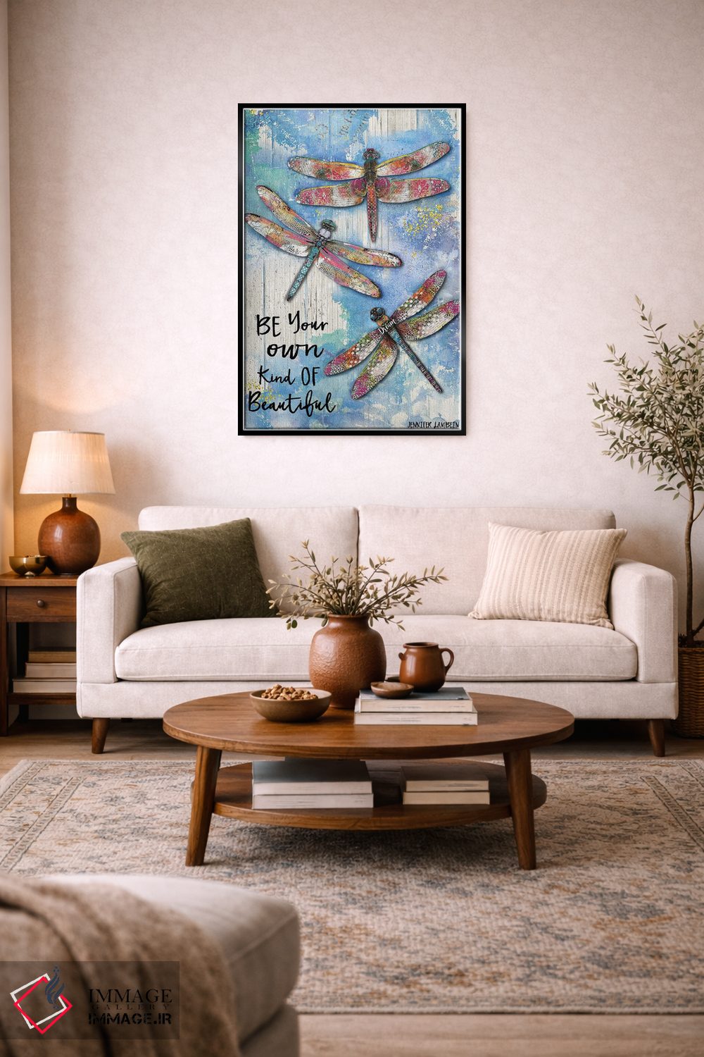 تابلو دکوراتیو جور خودت باش اثر جنیفر لمباین - D5B