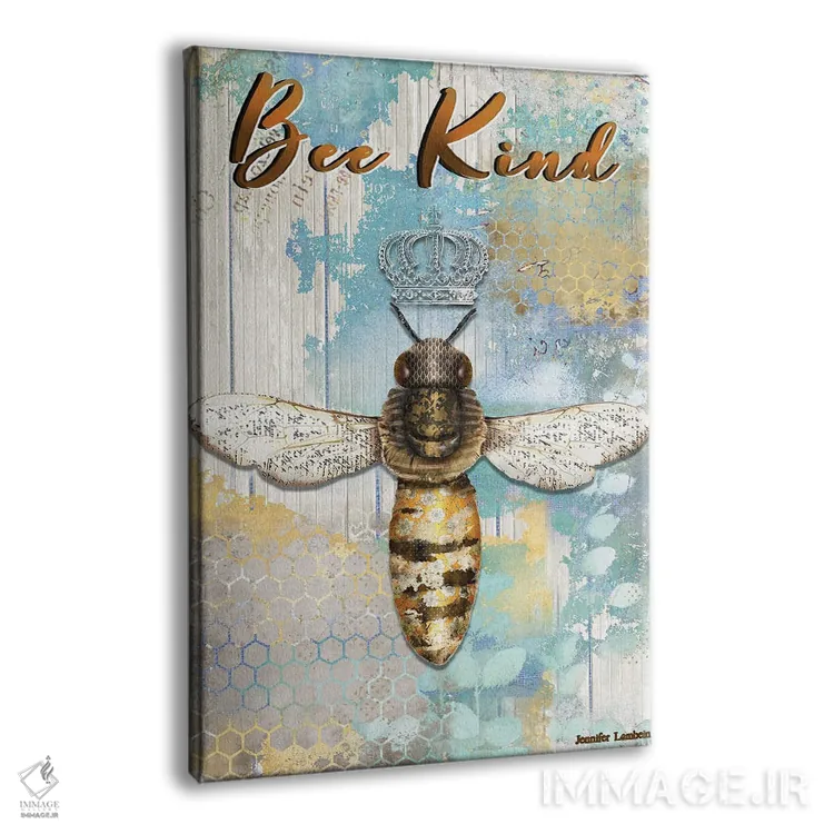 تابلو دکوراتیو مهربان باش اثر جنیفر لمباین - نمای پرسپکتیو محصول